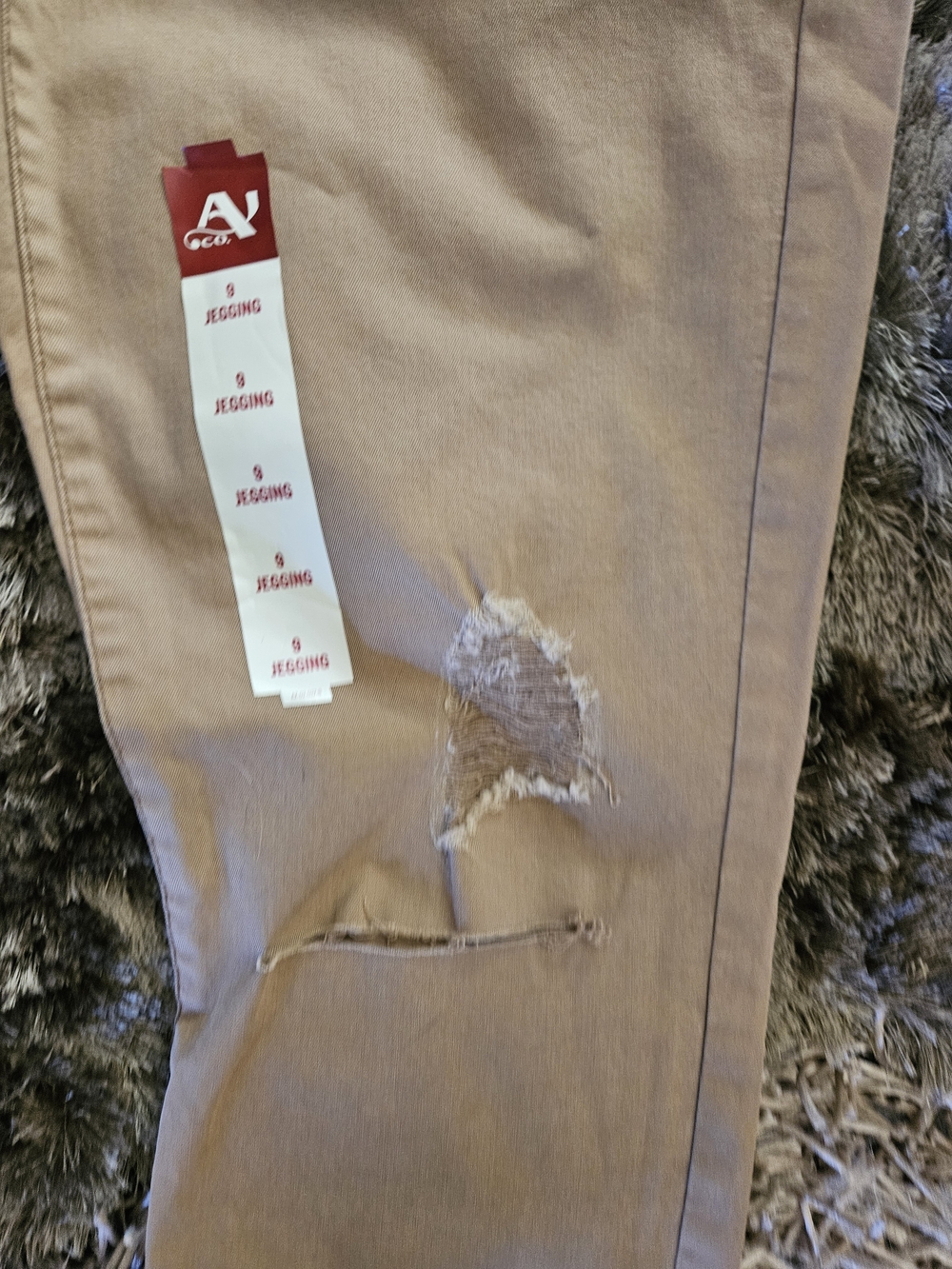 Arizona Jean co Khaki jeans Size 9 - Picture 5 of 5